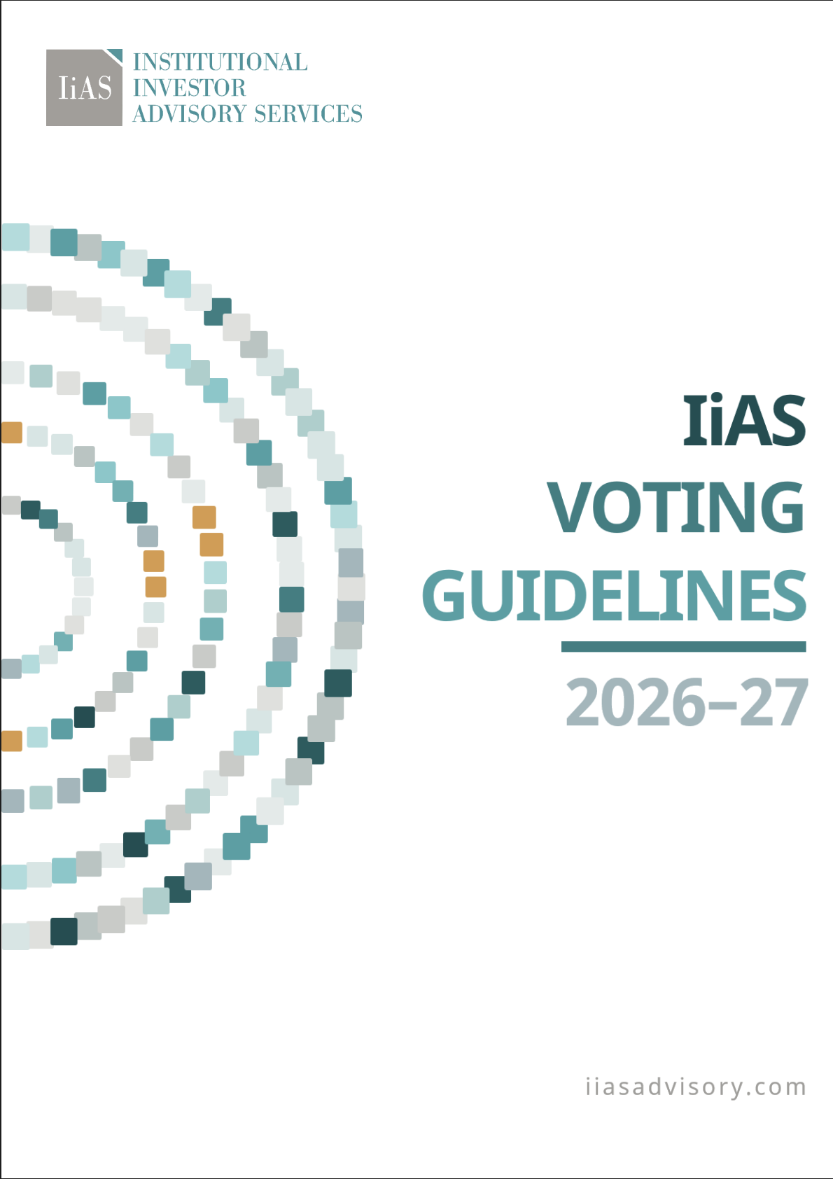 IiAS Voting Guidelines report cover